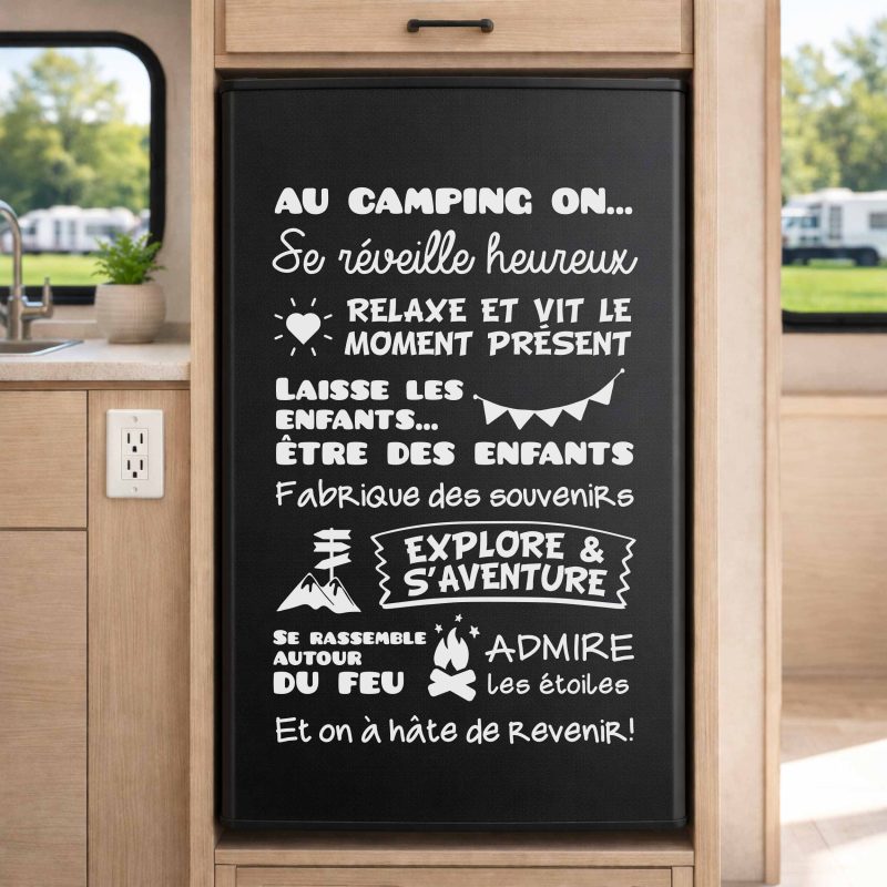 Au camping, on s'émerveille