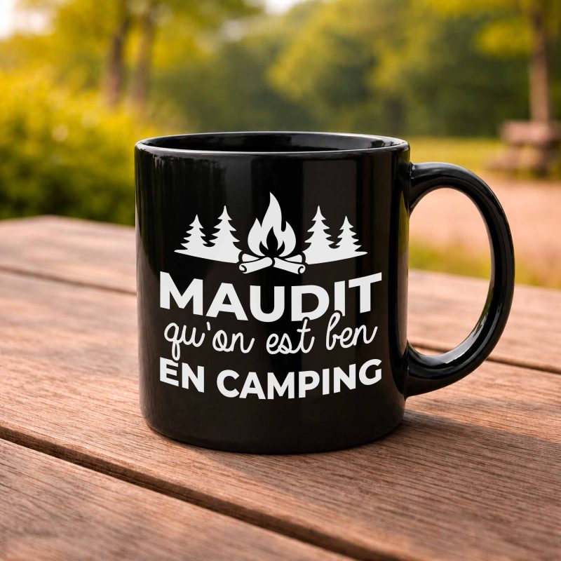 Maudit qu'on est ben en camping